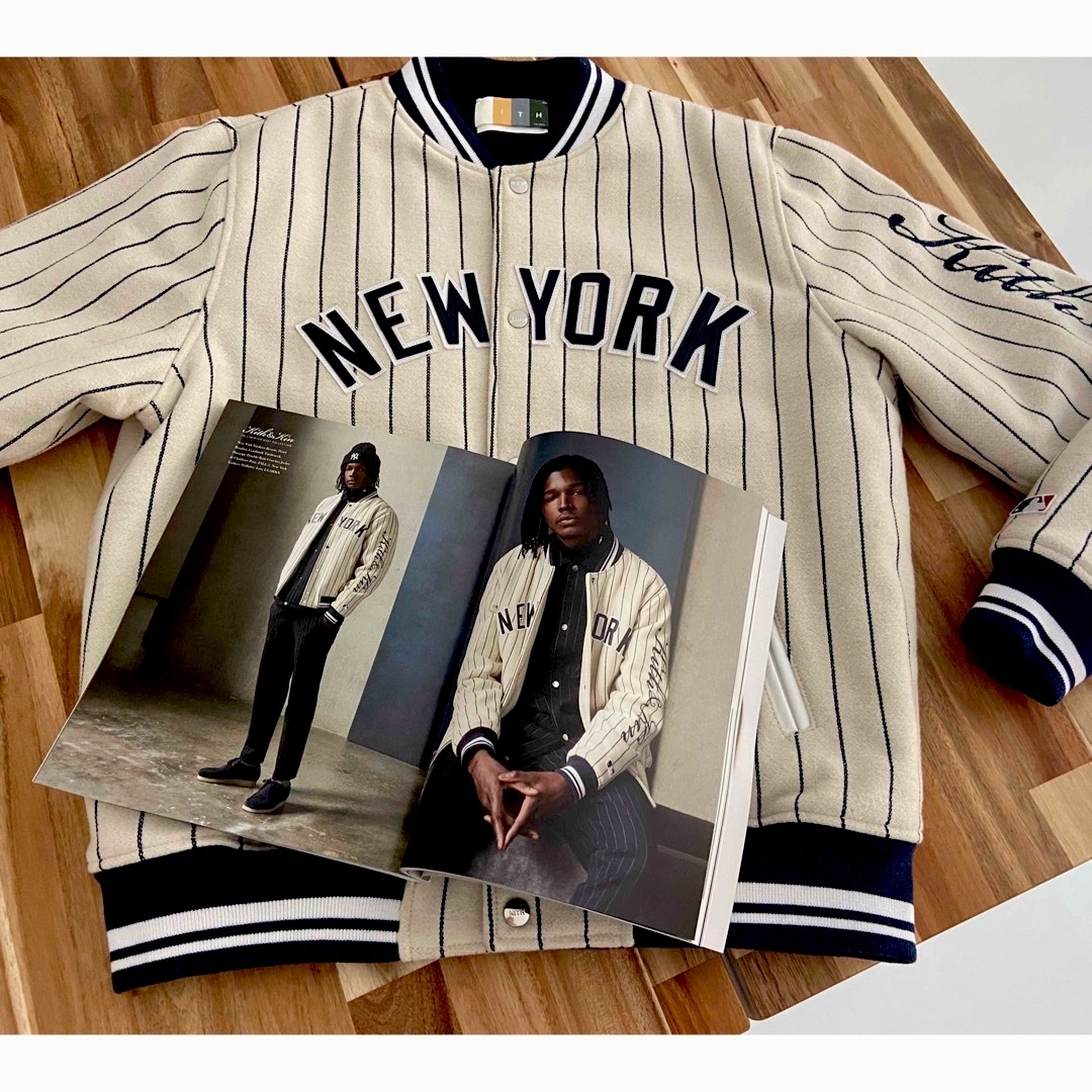 KITH(キス)のKITH Mサイズ Yankees wool bomber jacket メンズのジャケット/アウター(スタジャン)の商品写真