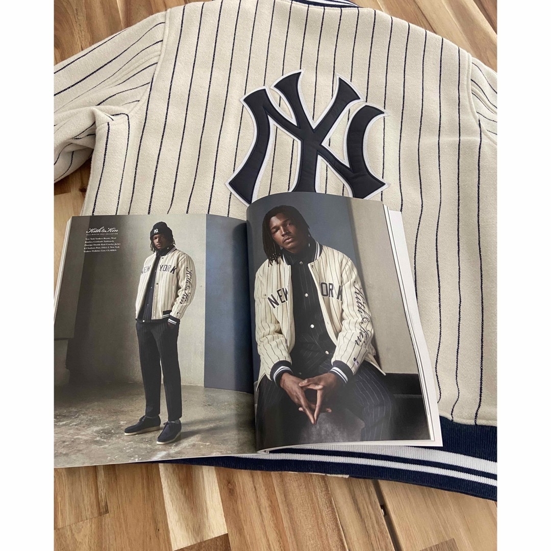 KITH(キス)のKITH Mサイズ Yankees wool bomber jacket メンズのジャケット/アウター(スタジャン)の商品写真