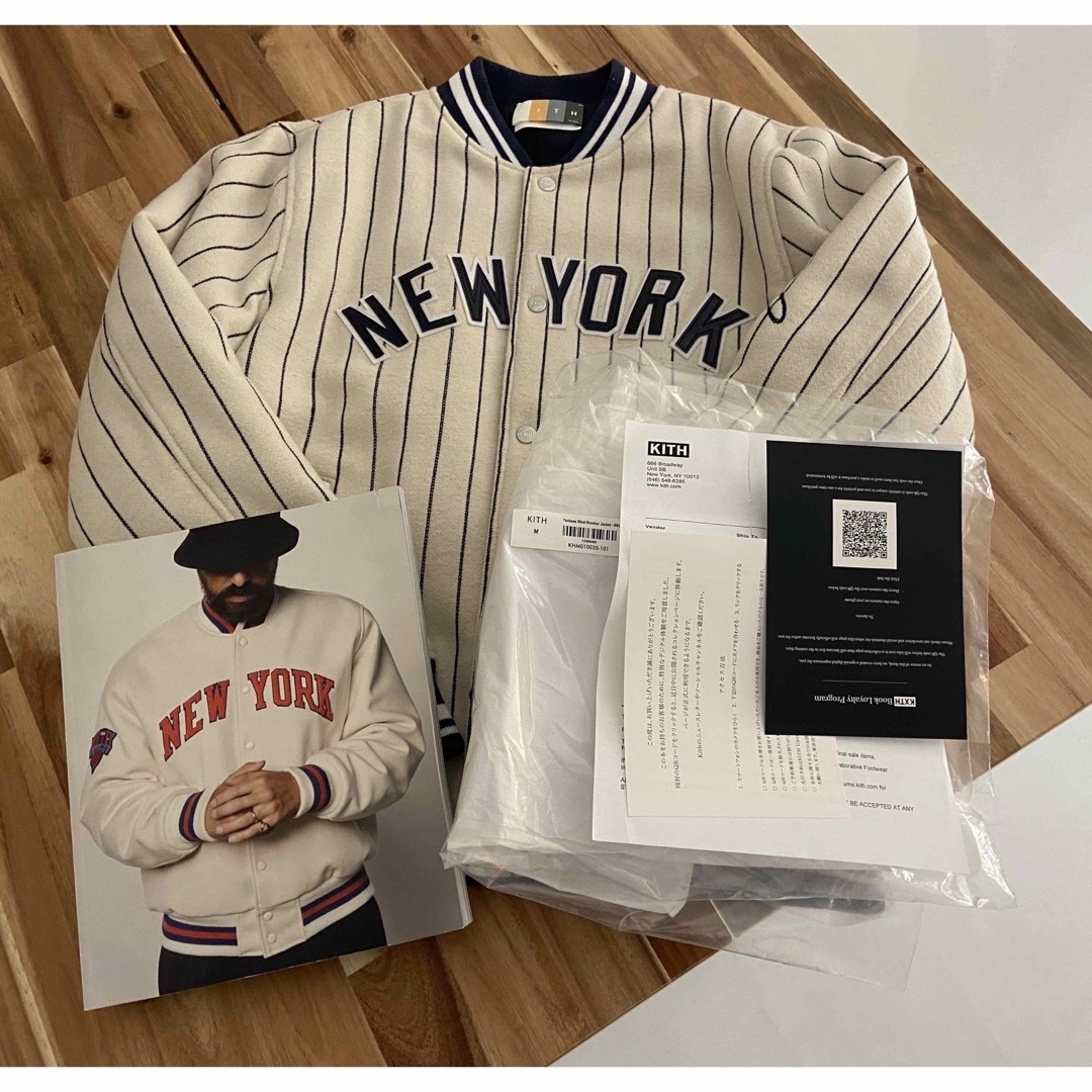 KITH - KITH Mサイズ Yankees wool bomber jacketの通販 by Aaron