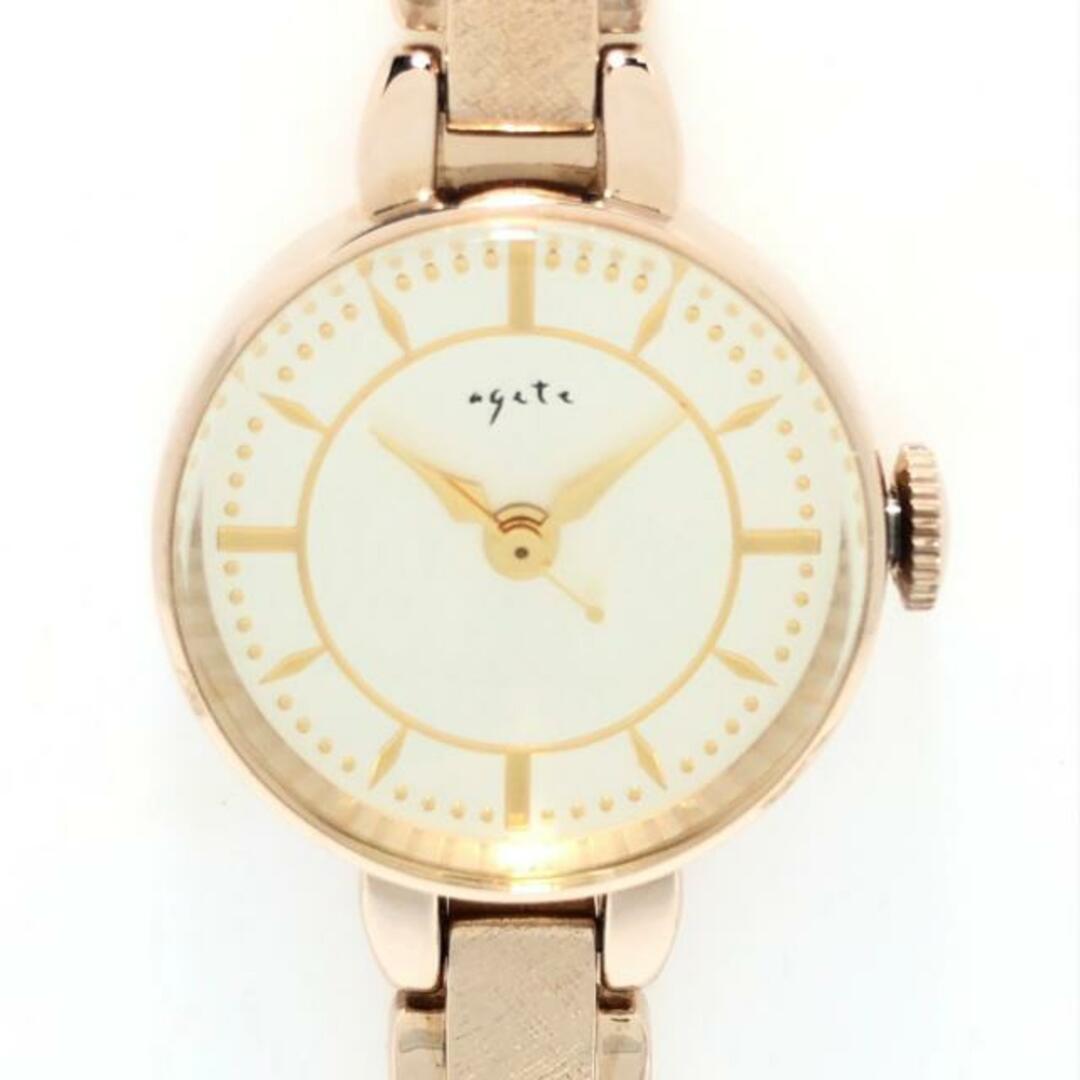 agete(アガット)のアガット 腕時計 - 1017212002803999 レディースのファッション小物(腕時計)の商品写真