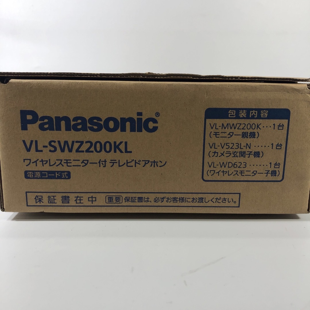 Panasonic 新品 パナソニック ワイヤレスモニター付テレビドアホン VL-SWZ200KLの通販 by サンドイッチ｜パナソニックならラクマ