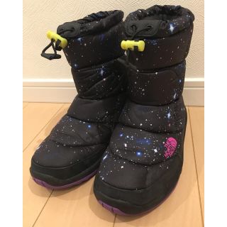 エックスガール(X-girl)のX-girl x NORTH FACE Nuptse bootie 24cm(ブーツ)