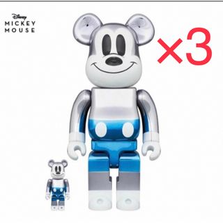 ベアブリック(BE@RBRICK)のBE@RBRICK fragment MICKEY MOUSE BLUE(その他)