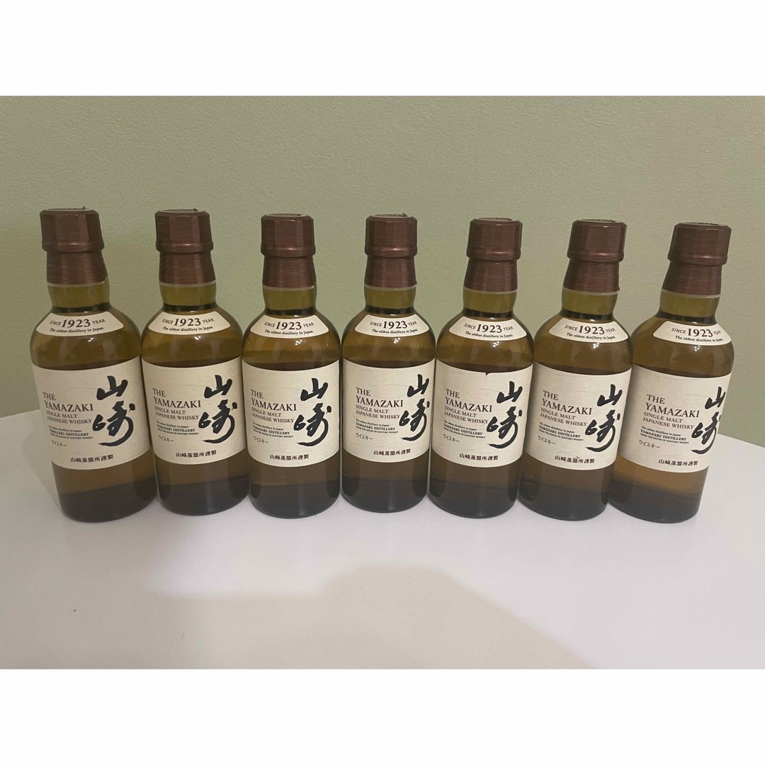 山崎 ミニボトル（180ml）7本 - ウイスキー