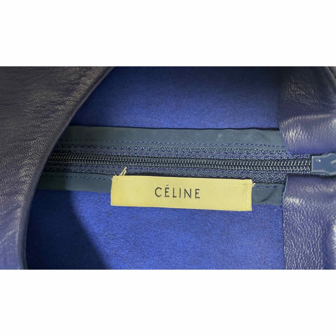 celine(セリーヌ)の美品  CELINE  セリーヌ  レザー シャツ カットソー レディースのトップス(カットソー(半袖/袖なし))の商品写真