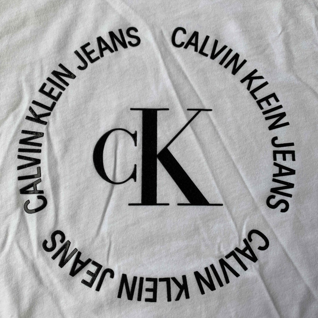 Calvin Klein(カルバンクライン)の【新品】カルバンクライン Calvin Klein Tシャツ 白 メンズM メンズのトップス(Tシャツ/カットソー(半袖/袖なし))の商品写真