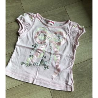 メゾピアノ(mezzo piano)のメゾピアノ　半袖　90(Tシャツ/カットソー)