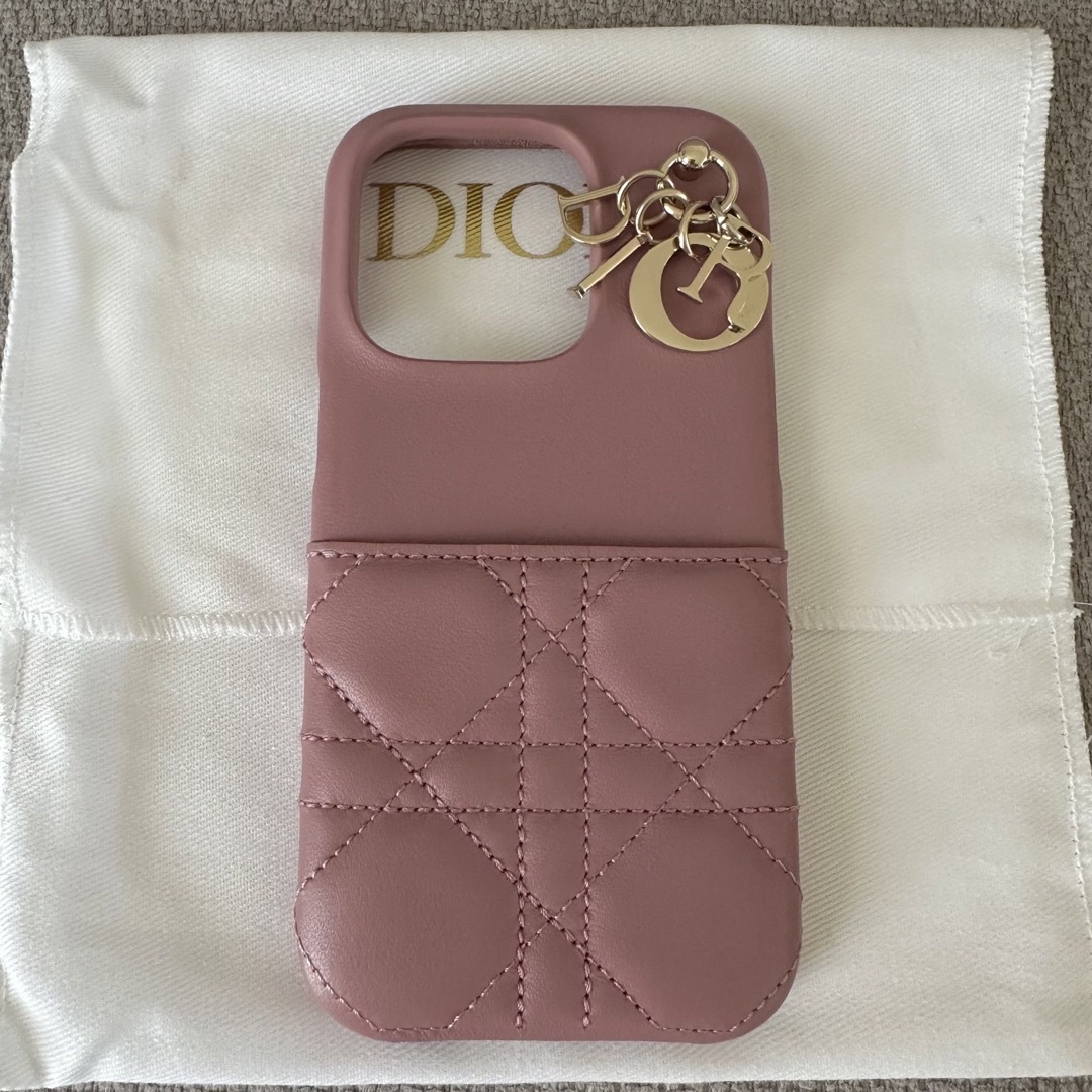 新品 DIOR ディオール iPhone14proケース  ラベンダー