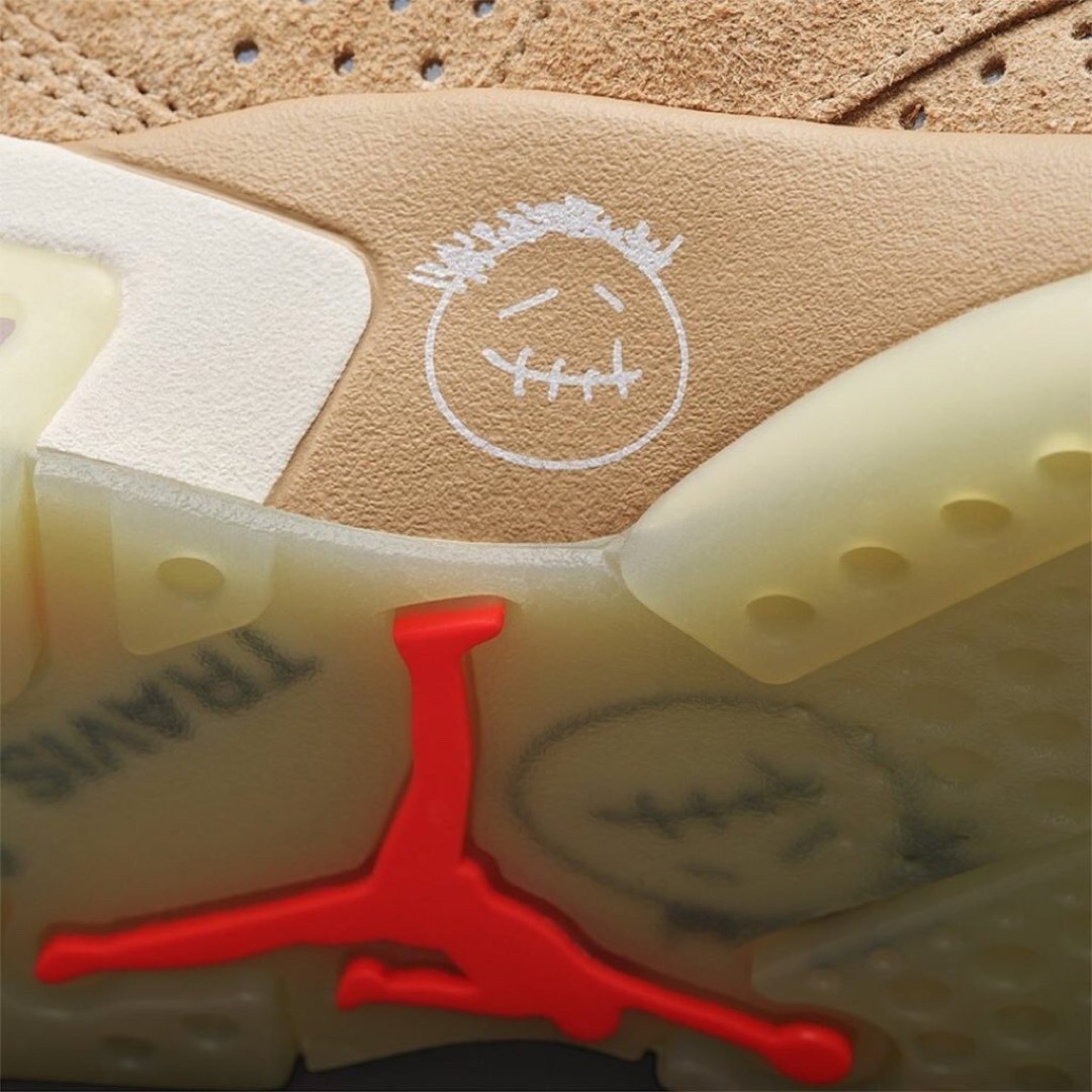 NIKE(ナイキ)のTravis Scott Nike Air Jordan 6 Khaki US6 メンズの靴/シューズ(スニーカー)の商品写真