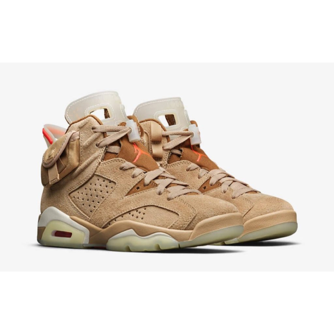 NIKE(ナイキ)のTravis Scott Nike Air Jordan 6 Khaki US6 メンズの靴/シューズ(スニーカー)の商品写真