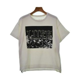 サカイ(sacai)のsacai サカイ Tシャツ・カットソー 1(S位) 白 【古着】【中古】(カットソー(半袖/袖なし))