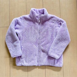 ユニクロ(UNIQLO)の【灰猫さん専用】ユニクロ フリース 120 パープル(ジャケット/上着)