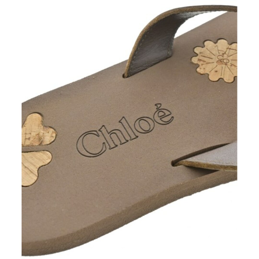 Chloe(クロエ)のChloe クロエ サンダル EU35(21.5cm位) 茶 【古着】【中古】 レディースの靴/シューズ(サンダル)の商品写真