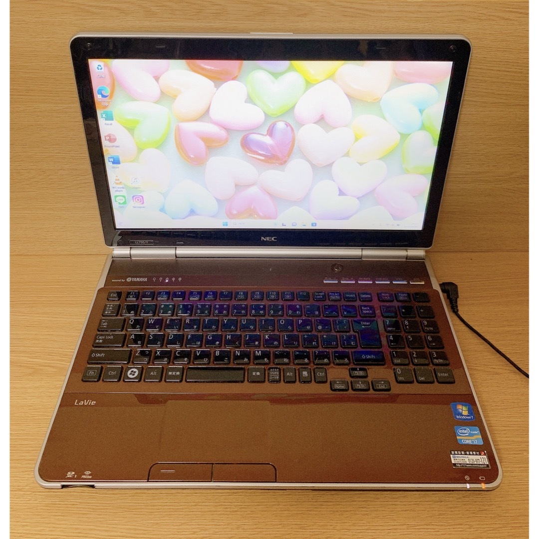 カメラ付PC✨ノートパソコン core i7✨オフィス付き✨windows11