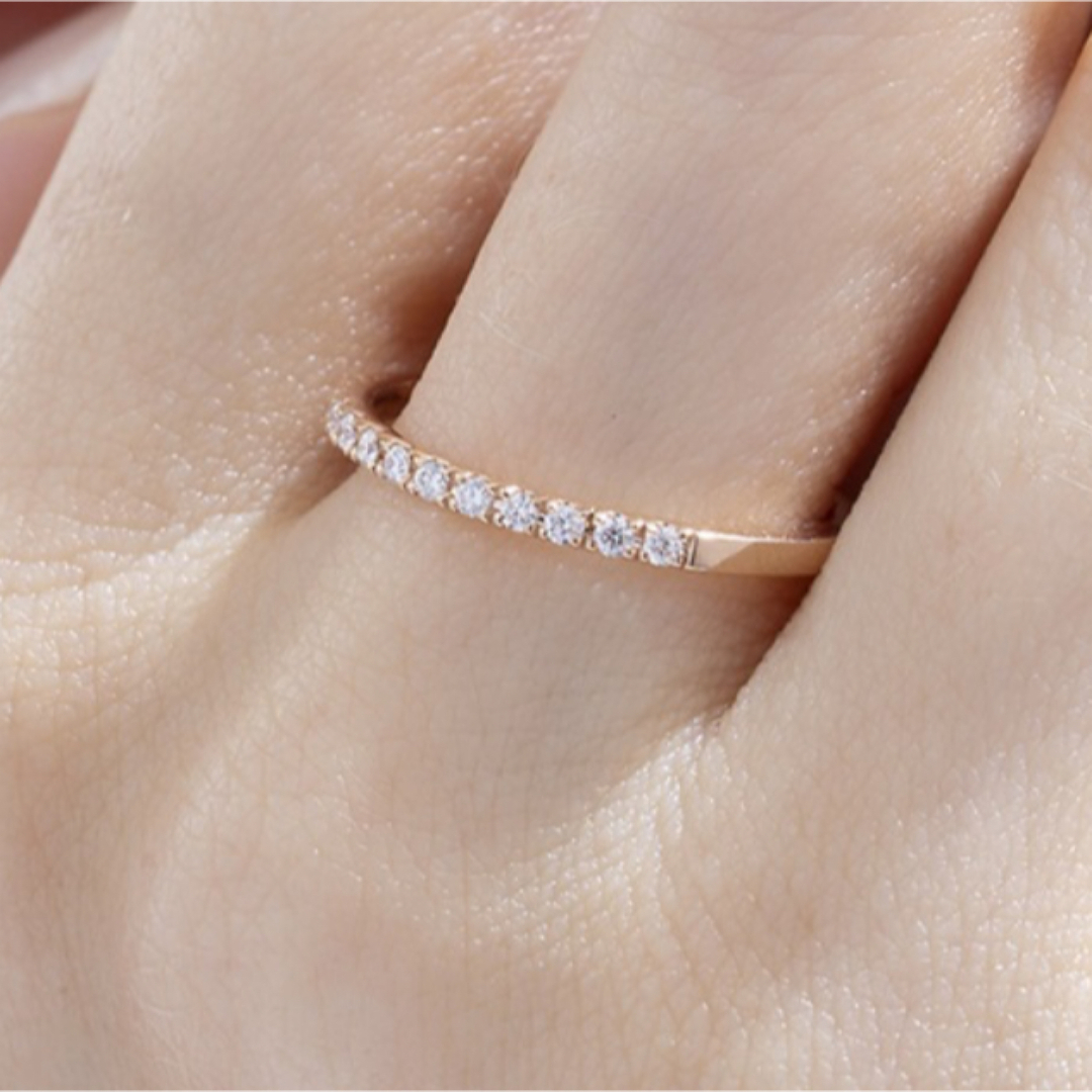canal４℃(カナルヨンドシー)のカナル4℃❗️k18エタニティダイヤモンドリング　k18ダイヤモンドリング レディースのアクセサリー(リング(指輪))の商品写真