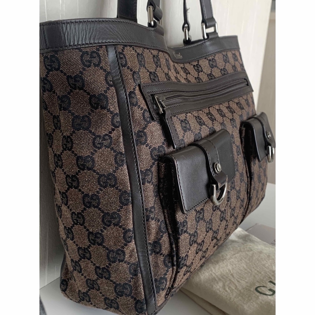 Gucci(グッチ)のGUCCIトートバッグ A4収納 GG柄 アビーライン レディースのバッグ(トートバッグ)の商品写真