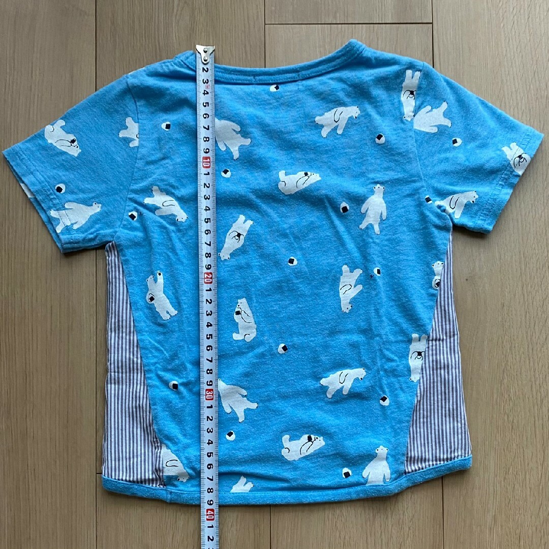 kladskap(クレードスコープ)のkladskap しろくまTシャツ  100cm キッズ/ベビー/マタニティのキッズ服男の子用(90cm~)(Tシャツ/カットソー)の商品写真