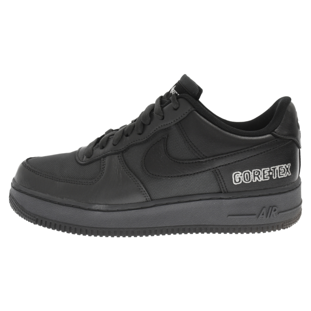 NIKE ナイキ AIR FORCE 1 GORE-TEX エアフォース1ゴアテックス ローカットスニーカー ブラック US9/27cm