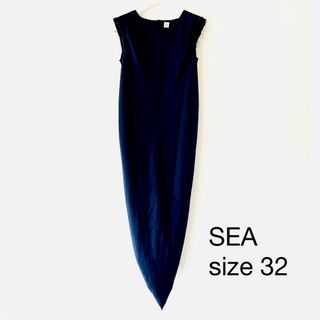 シー(SEA)の☆お値下げ☆SEA ドレス 32 ネイビー(ロングワンピース/マキシワンピース)