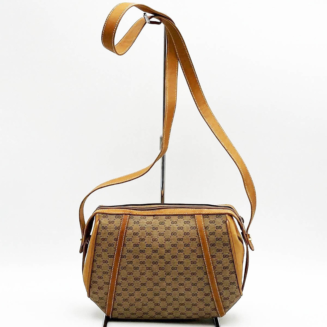 Gucci - GUCCI グッチ オールドグッチ マイクロGG ショルダーバッグ