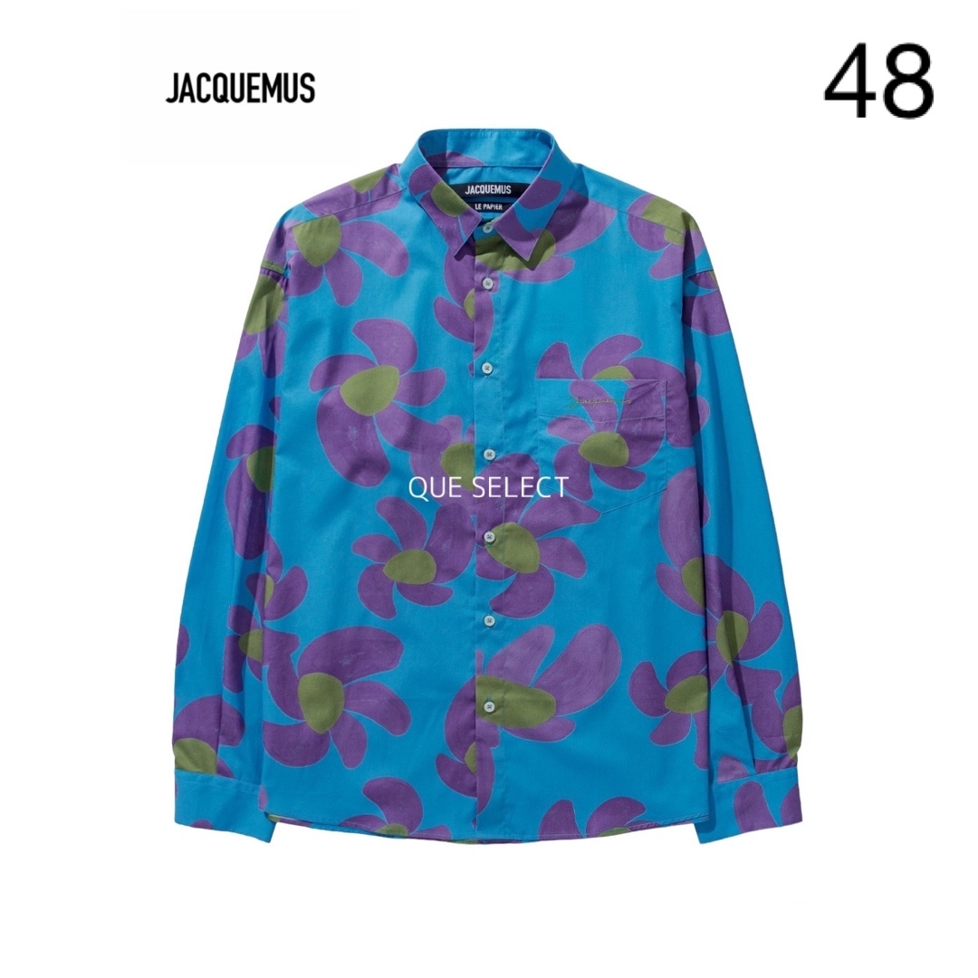 新品未使用22SS JACQUEMUS FLOWER COLOR SHIRTSselectの商品