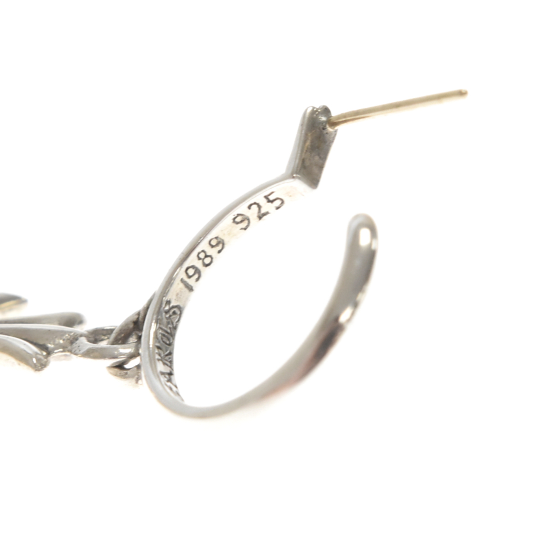 CH クロムハーツ ピアスtiny ch cross hoop 許可なく 片耳 美品 CH クロムハーツ ピアスtiny ch cross hoop 許可なく 片耳 美品