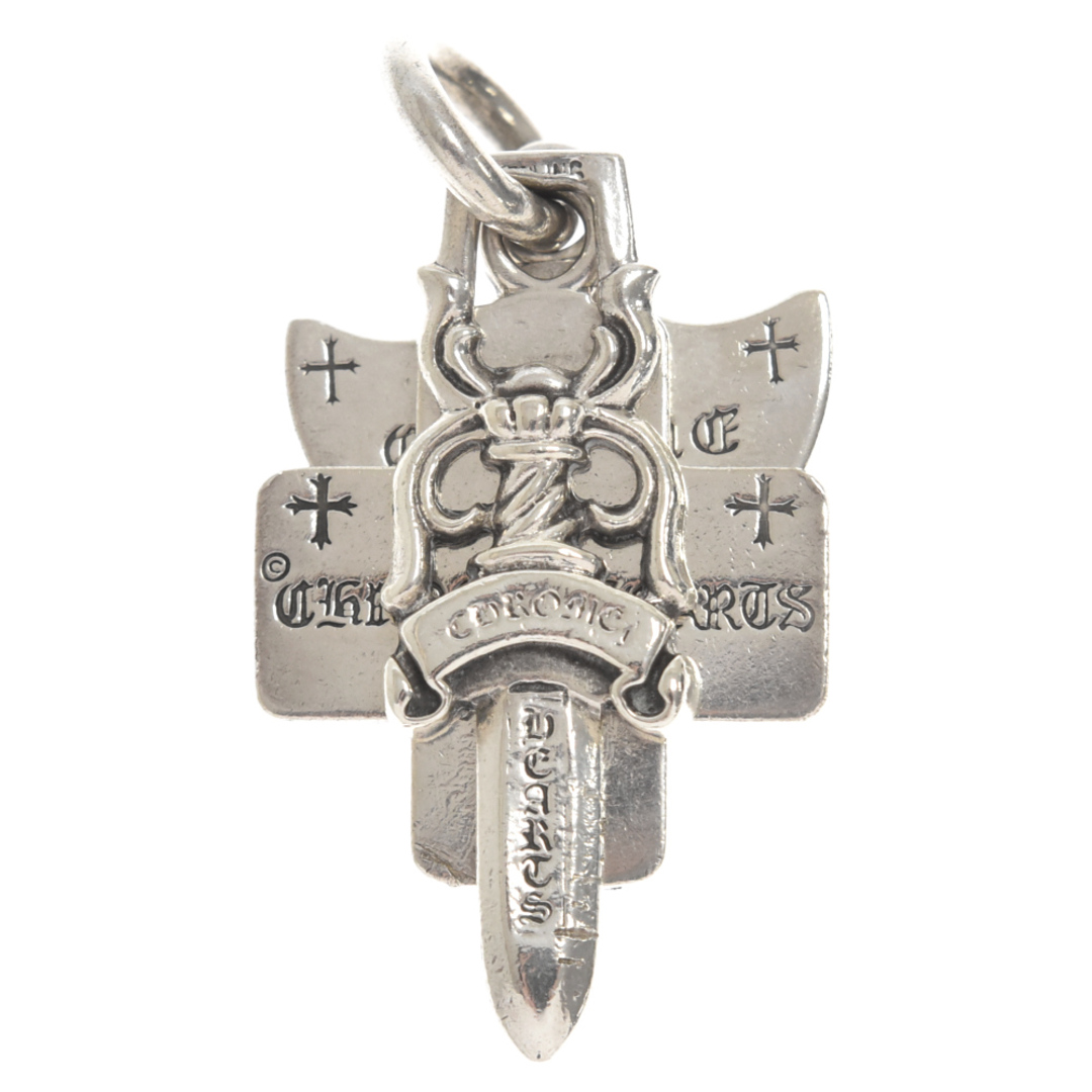 CHROME HEARTS クロムハーツ 3TRINKETS/スリートリンケッツペンダント シルバーネックレストップ