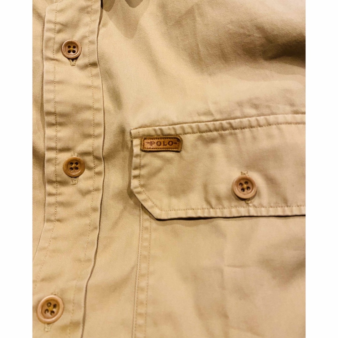 【入手困難】POLO RALPH LAUREN ワークシャツ L 大きいサイズ