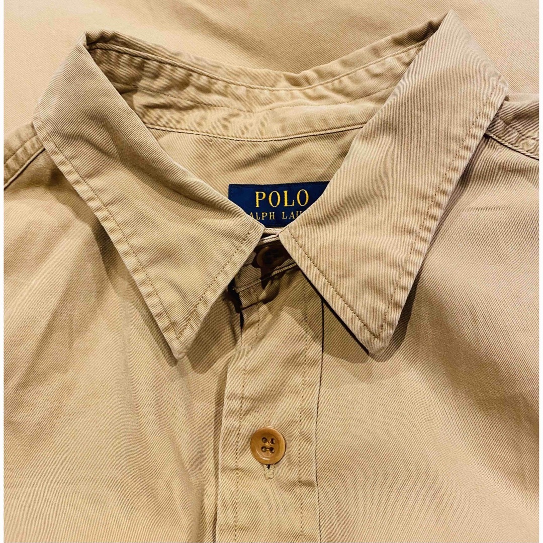 【入手困難】POLO RALPH LAUREN ワークシャツ L 大きいサイズ
