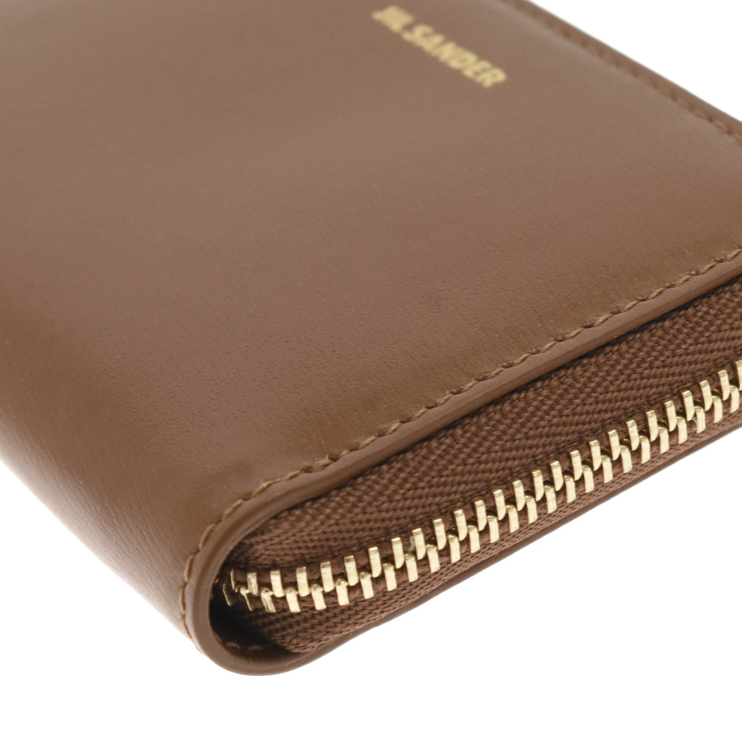 JIL SANDER ジルサンダー ZIP AROUND WALLET ジップ アラウンド レザー ウォレット スモール ブラウン J07UI0007 3