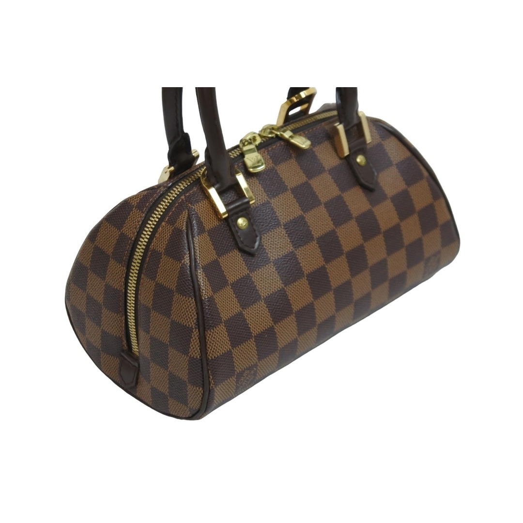 【限定価格】LOUIS VUITTON ルイヴィトン ハンドバッグ ダミエ リベラミニ 小さめ ミニバッグ ブラウン 茶 かばん 鞄 N41436    ゴールド金具 レディース 定番【品】