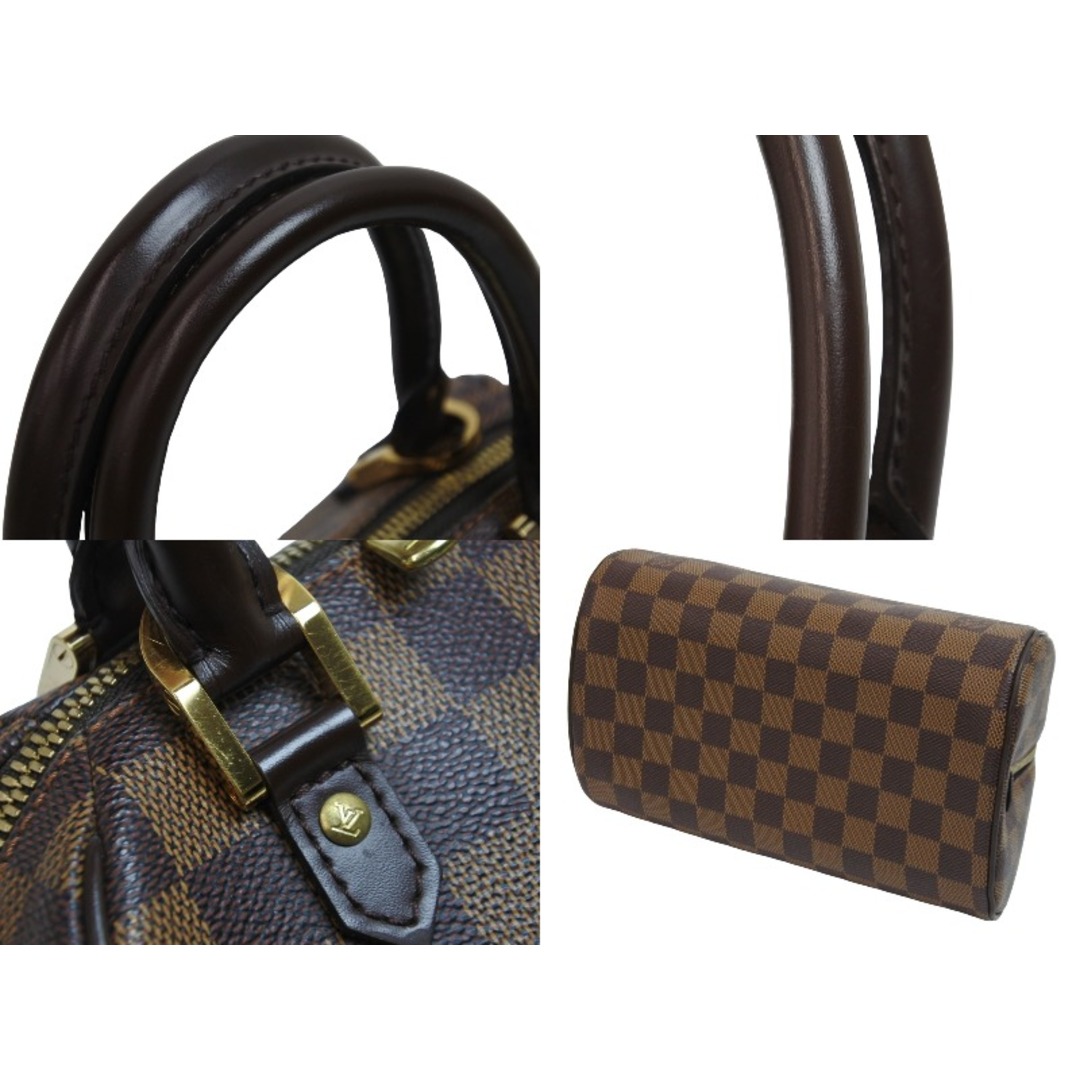 【限定価格】LOUIS VUITTON ルイヴィトン ハンドバッグ ダミエ リベラミニ 小さめ ミニバッグ ブラウン 茶 かばん 鞄 N41436    ゴールド金具 レディース 定番【品】