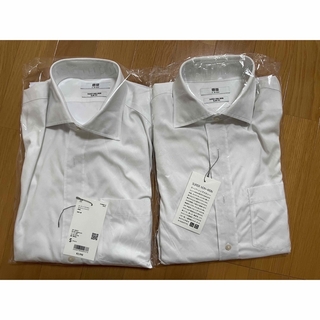 ユニクロ(UNIQLO)の2枚セット　スーパーノンアイロンスリムフィットシャツ　39/83.5(シャツ)