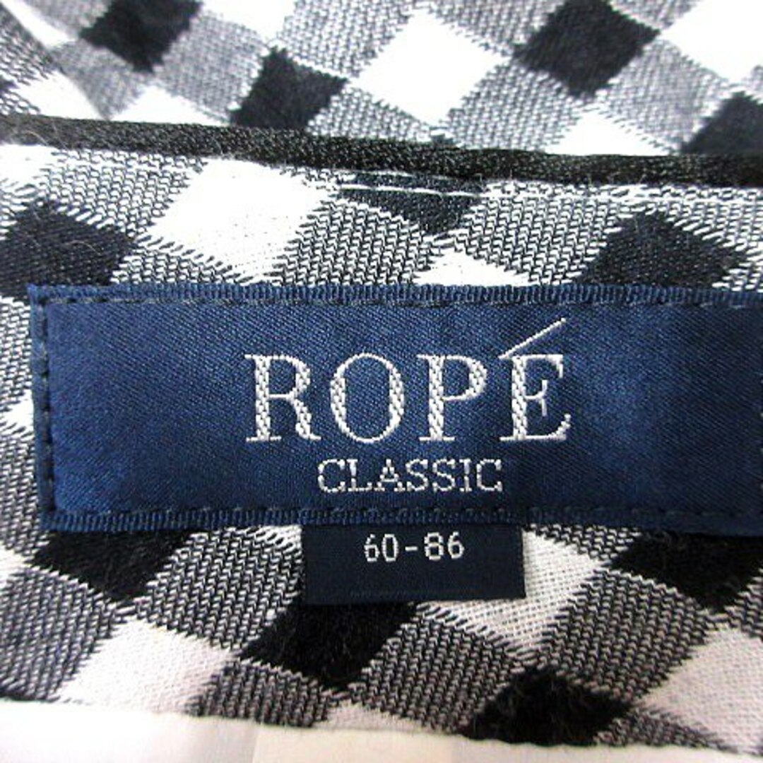 ROPE’(ロペ)のロペ ROPE スカート タイト ひざ丈 総柄 60-86 黒  レディースのスカート(ひざ丈スカート)の商品写真