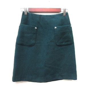 フェルゥ(Feroux)のフェルゥ タイトスカート ひざ丈 1 緑 グリーン /YI(ひざ丈スカート)