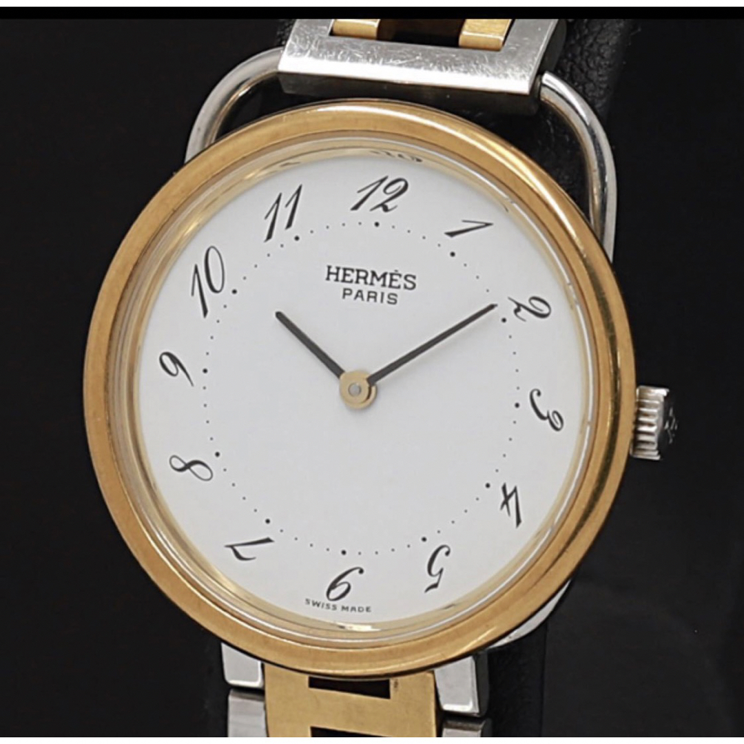 Hermes(エルメス)のHERMES /エルメス　アルソー(1990年) Hロゴプレス　男性用 メンズの時計(腕時計(アナログ))の商品写真