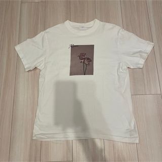 ロペ(ROPE’)のフラワーフォトTシャツ(Tシャツ/カットソー(半袖/袖なし))