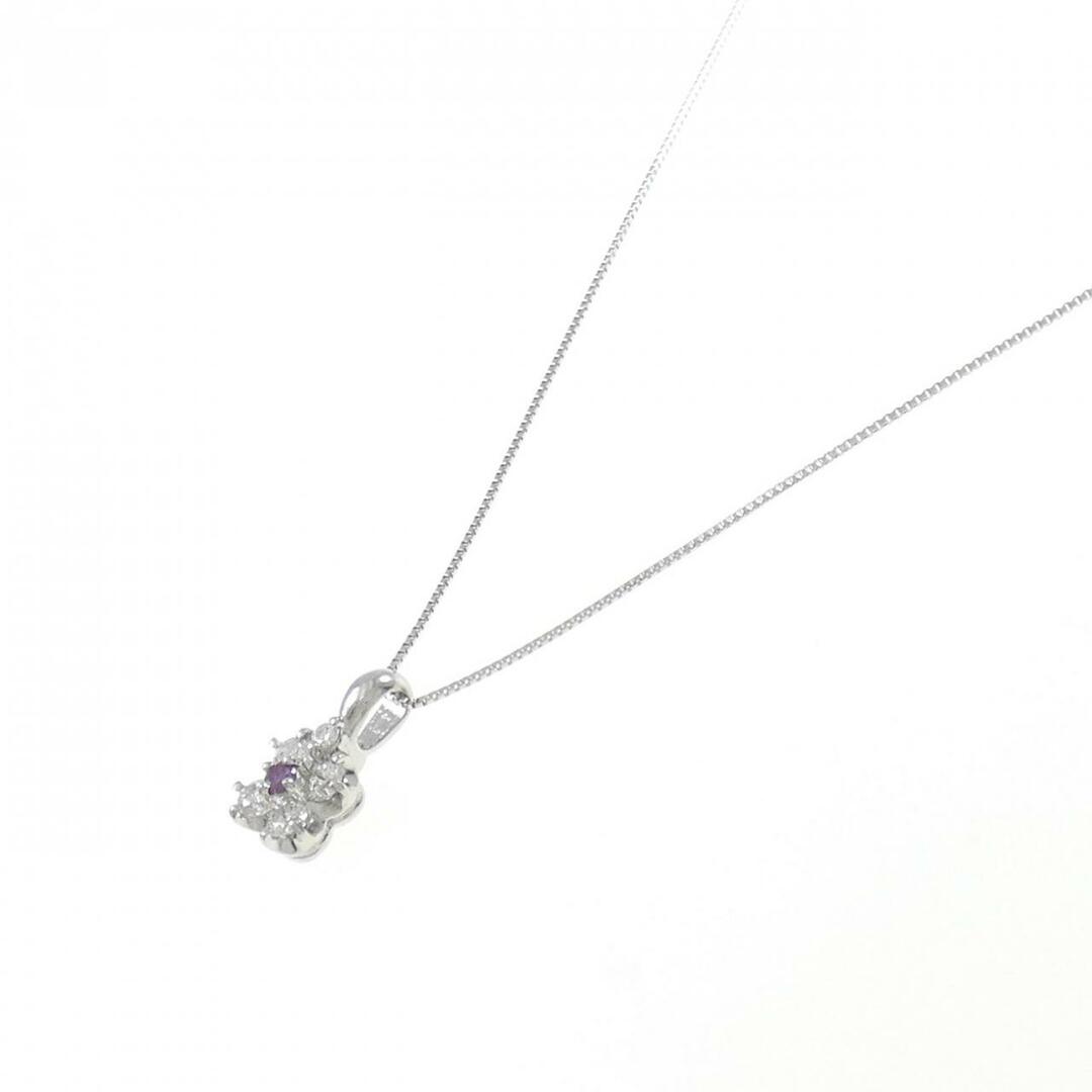 PT フラワー ダイヤモンド ネックレス 1.02CT