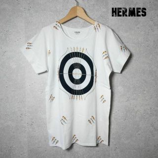 Hermes - 極美品 HERMES 的 羽根 矢 プリント 半袖 Tシャツ カットソー ...