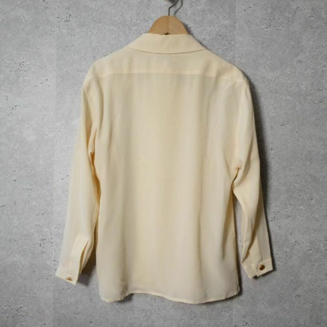良品 綺麗 CHANEL シルク100% ダブルブレスト 長袖 シャツ ブラウス