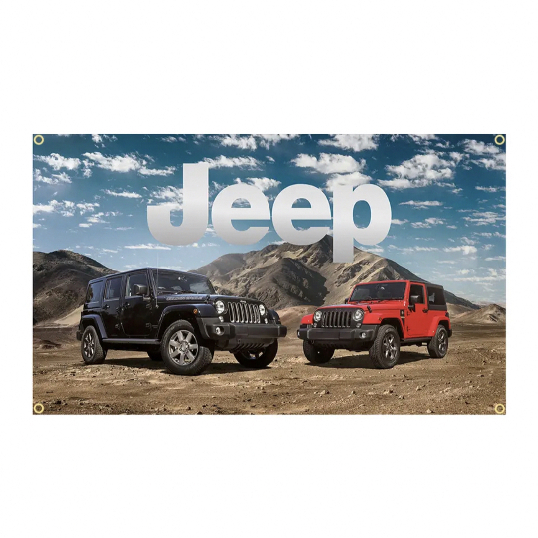 Jeep(ジープ)のjeep ジープ旗　ルビコン　ラングラー 自動車/バイクの自動車(車外アクセサリ)の商品写真