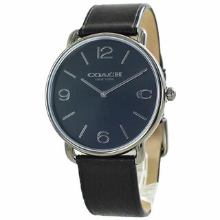 コーチ(COACH)のコーチ 腕時計 メンズ 革ベルト ブラック エリオット シンプル スリム 薄型 おしゃれ 20代 30代 40代 男性 誕生日 記念日 プレゼント 男性向け ギフト(腕時計(アナログ))