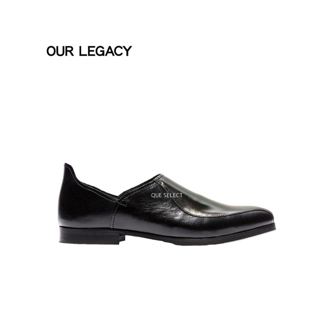 新品未使用　22AW OUR LEGACY METALLIC SLIPPER