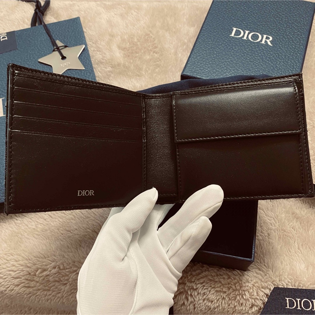 Christian Dior - 新品未使用 Dior ディオール 折り財布 ブラックの