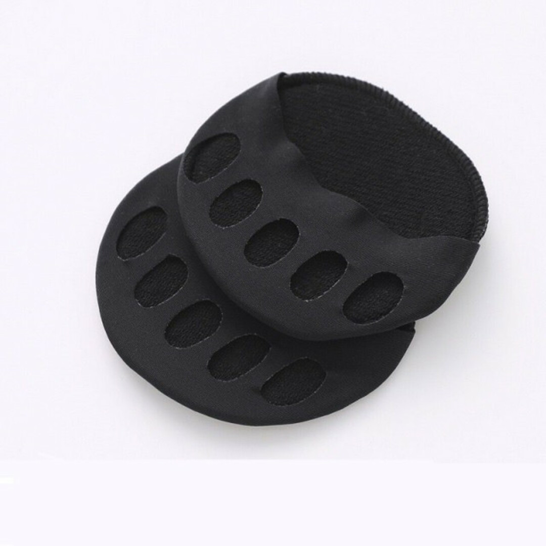 つま先ソックス　ブラック　5本指インナーソックス　外反母趾サポーター　クッション レディースのレッグウェア(ソックス)の商品写真