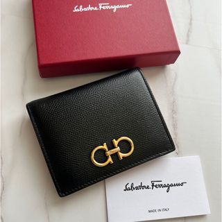 790 極上美品 Ferragamo サルヴァトーレフェラガモ 2つ折り財布