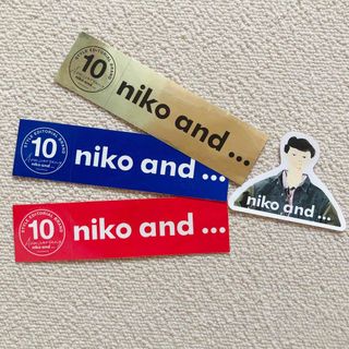 ニコアンド(niko and...)のニコアンド　ステッカー(ノベルティグッズ)