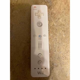 ウィー(Wii)のWiiリモコン　白　ホワイト(家庭用ゲーム機本体)