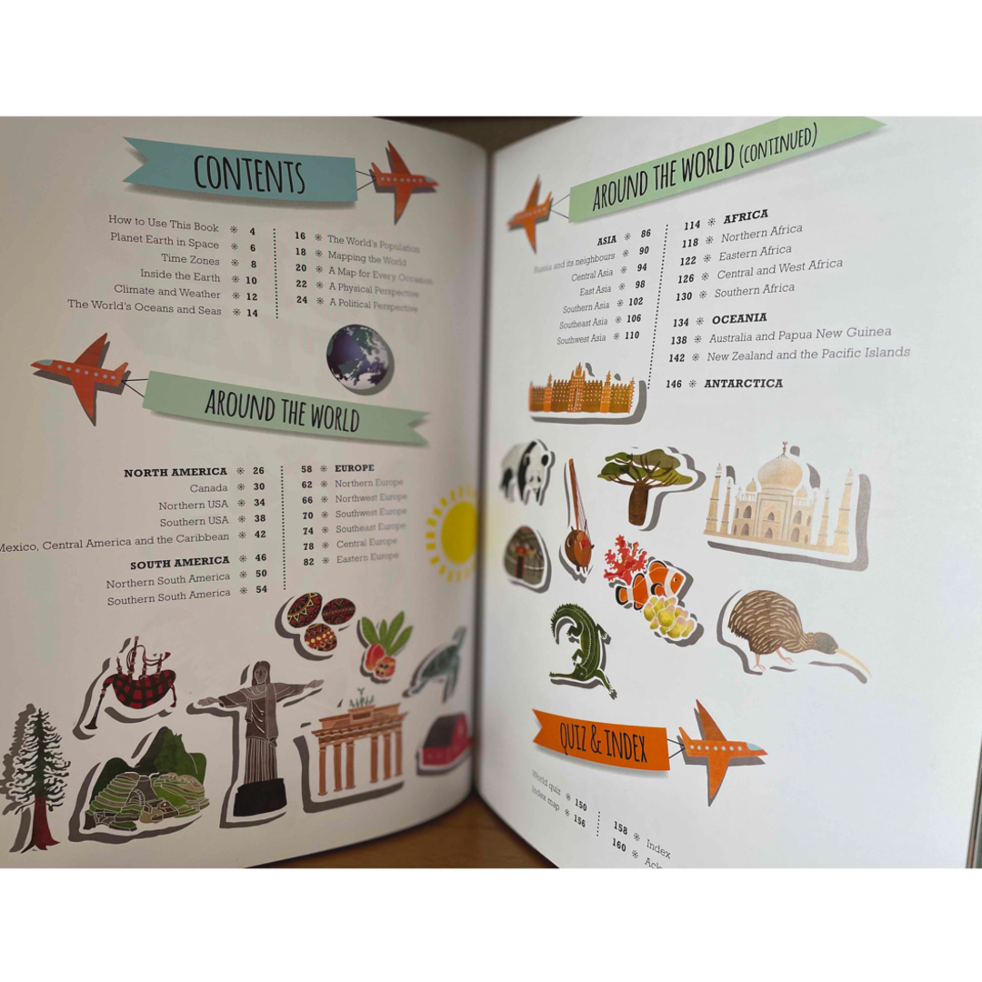 英語版世界地図帳　Lonely Planet Kids WORLD ATLAS  エンタメ/ホビーの本(洋書)の商品写真