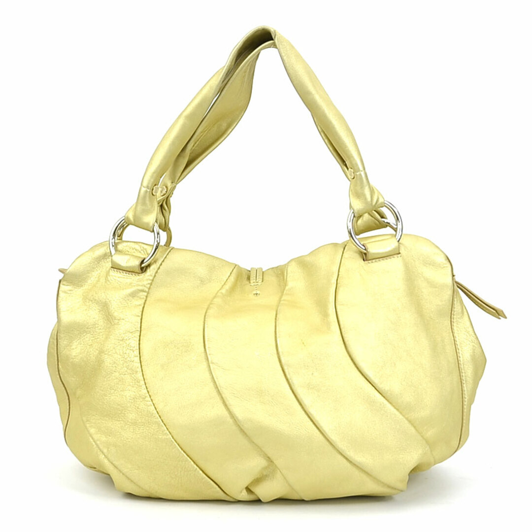 celine - セリーヌ CELINE ショルダーバッグ レザー ゴールド ゴールド